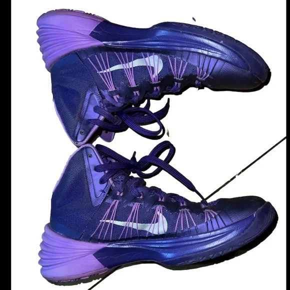 NIKE Hyper Dunk 8! Purple Basketball Shoes 7.5 - Picture 2 of 5
